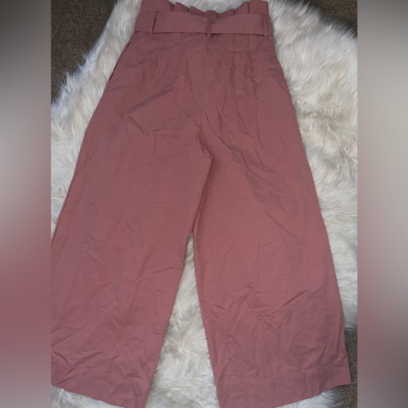NWOT ZARA HIGH WAIST TROUSERS CULOTTES WITH BELT - Picture 12 of 16